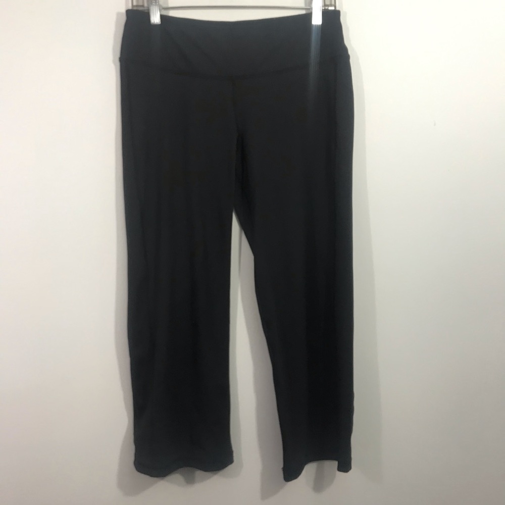 REI Black Yoga Pants Capris Women's M Polyester Spandex Blend